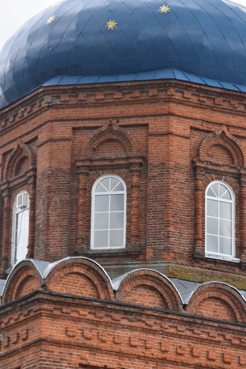 Успенская Феклина пустынь. Церковь Успения Пресвятой Богородицы, Сенино (Козельский район, Калужская область). архитектурные детали