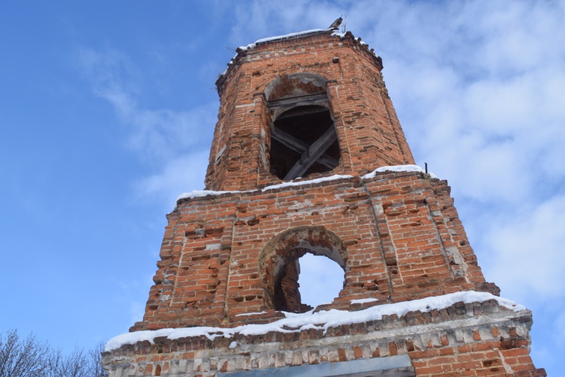Колокольня церкви Варвары, Матчино (Козельский район, Калужская область). архитектурные детали