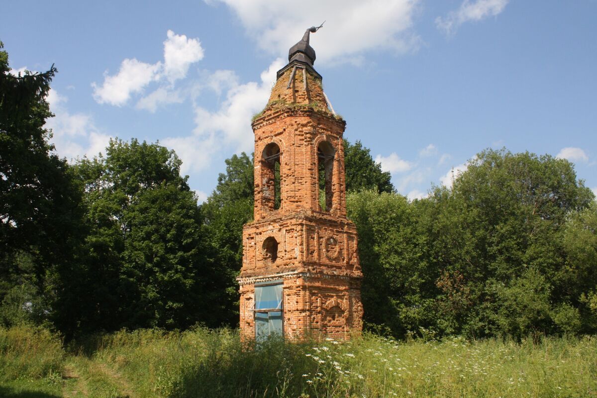 Колокольня церкви Варвары, Матчино (Козельский район, Калужская область). фасады
