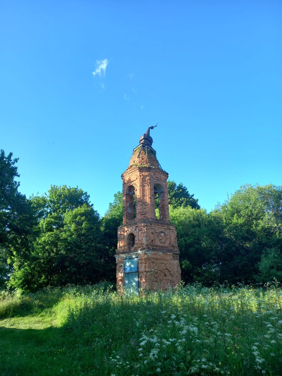 Колокольня церкви Варвары, Матчино (Козельский район, Калужская область). фасады