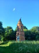 Матчино. Варвары, колокольня церкви
