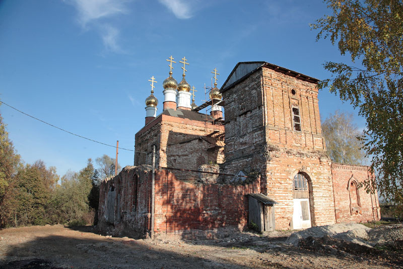 Церковь Владимирской иконы Божией Матери, Волконское (Козельский район, Калужская область). фасады