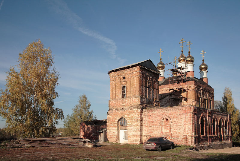 Церковь Владимирской иконы Божией Матери, Волконское (Козельский район, Калужская область). фасады