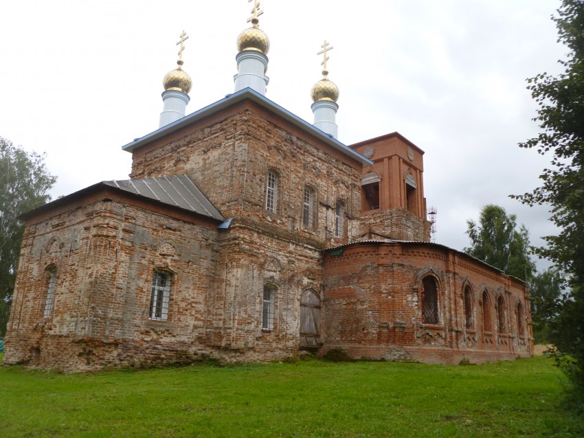 Церковь Владимирской иконы Божией Матери, Волконское (Козельский район, Калужская область). фасады