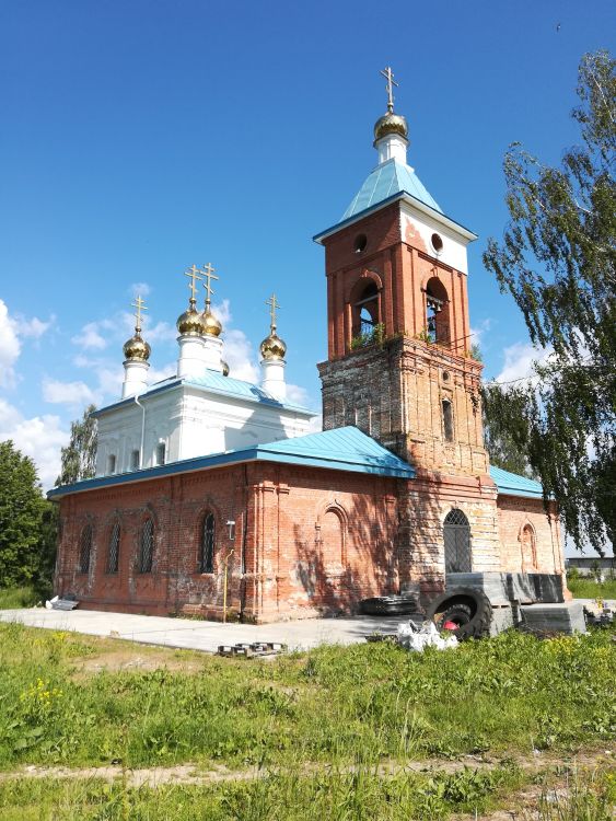 Волконское. Церковь Владимирской иконы Божией Матери. фасады