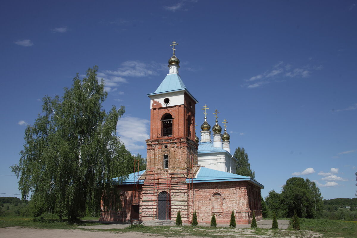 Церковь Владимирской иконы Божией Матери, Волконское (Козельский район, Калужская область). фасады