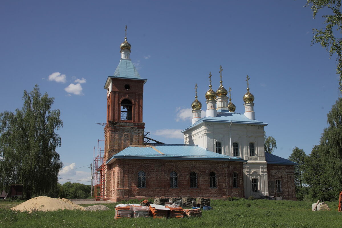 Церковь Владимирской иконы Божией Матери, Волконское (Козельский район, Калужская область). фасады
