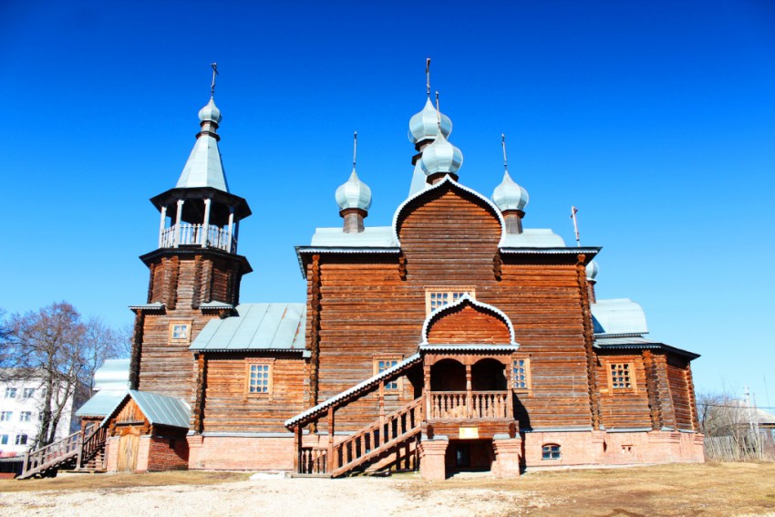 Подборки. Церковь Успения Пресвятой Богородицы. фасады, Вид с юга