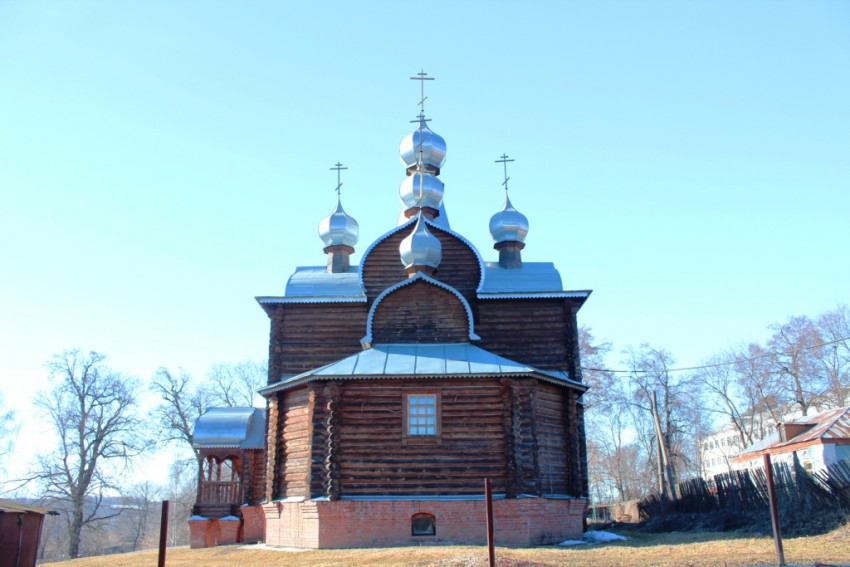 Церковь Успения Пресвятой Богородицы, Подборки (Козельский район, Калужская область). фасады, Вид с востока