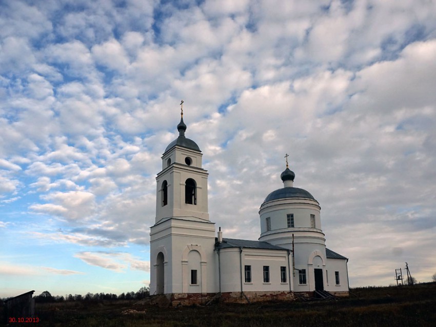 Курыничи. Церковь Спаса Нерукотворного Образа. фасады