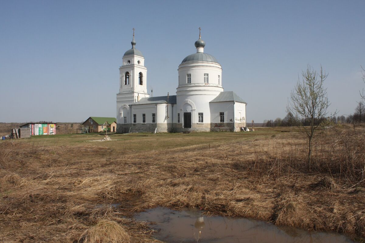 Церковь Спаса Нерукотворного Образа, Курыничи (Козельский район, Калужская область). фасады