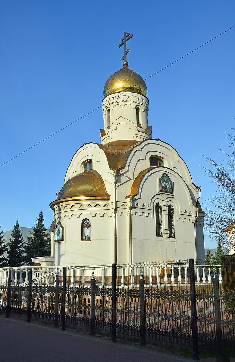фасады. Церковь Смоленской иконы Божией Матери при железнодорожном вокзале, Челябинск (Челябинск, город, Челябинская область)