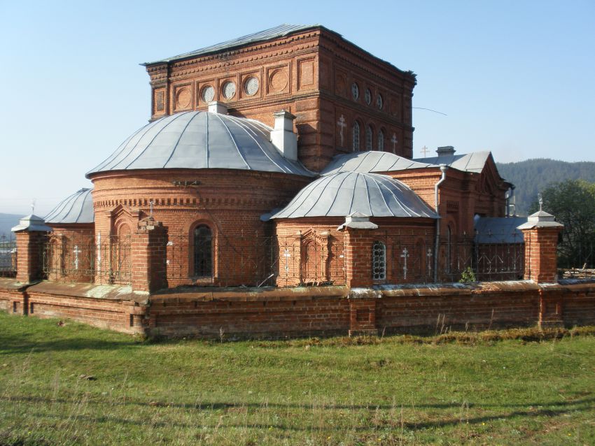 Церковь Николая Чудотворца, Кага (Белорецкий район, Республика Башкортостан). фасады