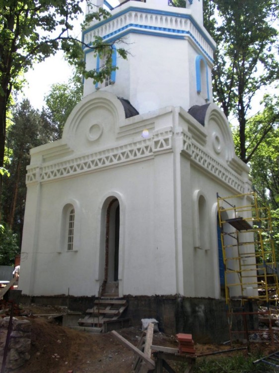 Церковь Тихона, Патриарха Всероссийского, Обнинск (Обнинск, город, Калужская область). архитектурные детали, Нижний  ярус  колокольни