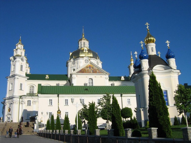 Успенская Почаевская Лавра, Почаев (Кременецкий район, Украина, Тернопольская область). фасады, Успенский собор.