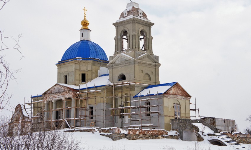 Большой Куяш. Церковь Покрова Пресвятой Богородицы. документальные фотографии