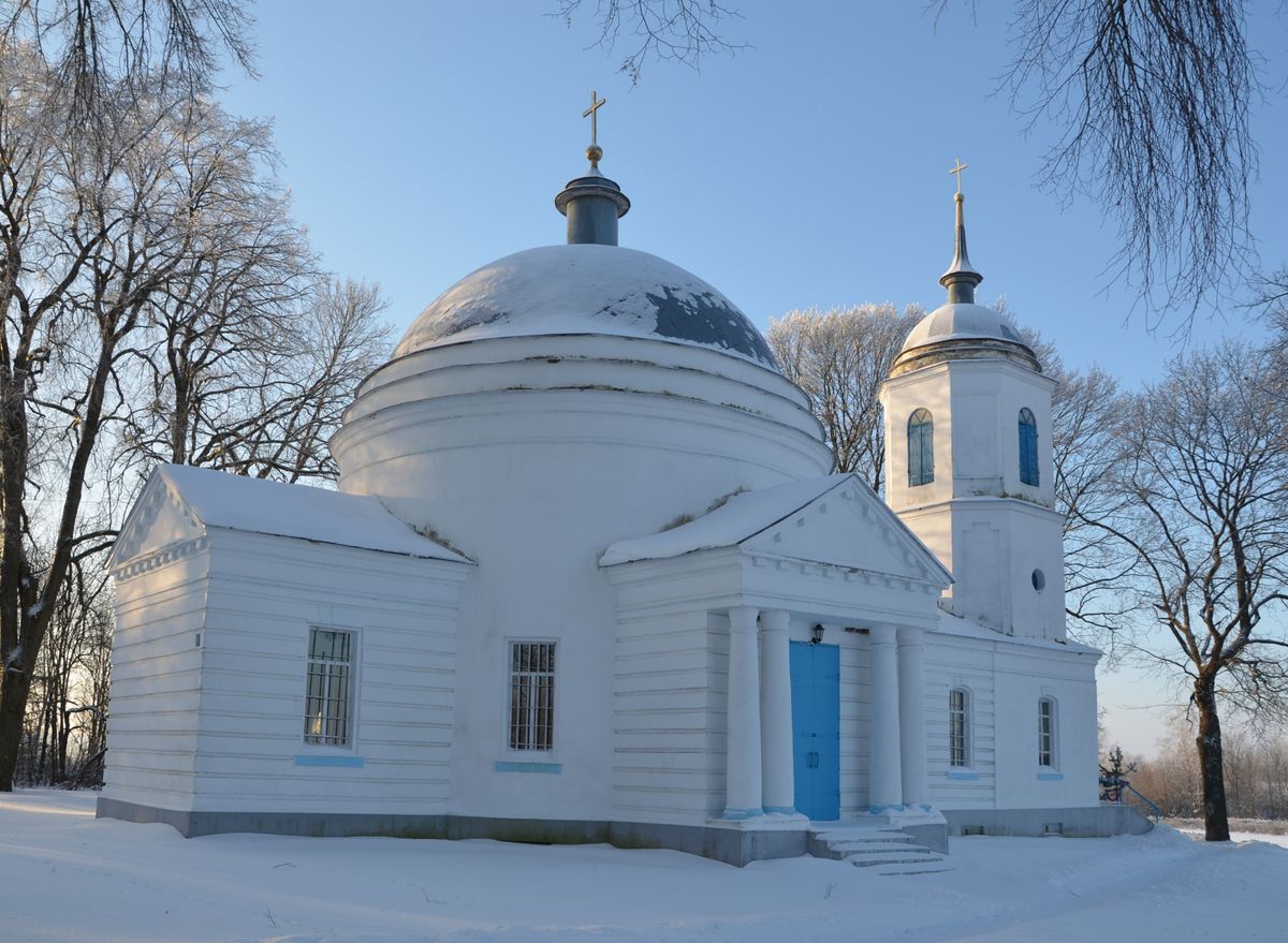 фасады. Церковь Воздвижения Креста Господня, Курчичи (Мглинский район, Брянская область)