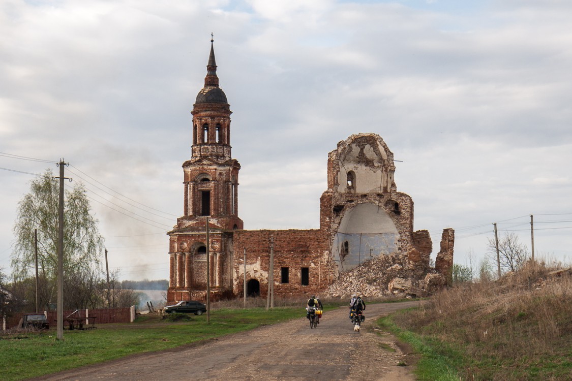 Церковь Михаила Архангела, Архангельск (Пачелмский район, Пензенская область). общий вид в ландшафте
