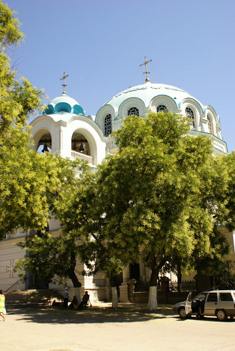 Собор Николая Чудотворца, Евпатория (Евпатория, город, Республика Крым). архитектурные детали, Вид с Юго-Запада