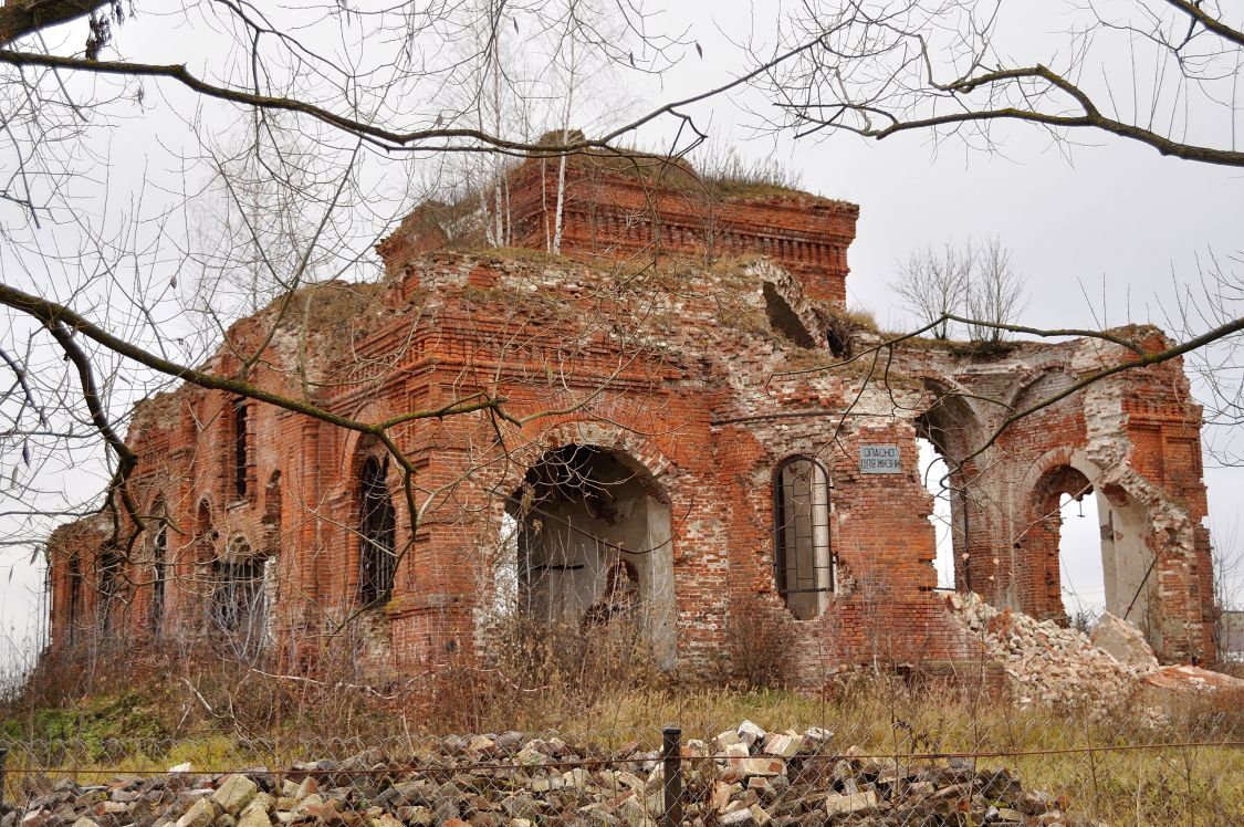 Церковь Успения Пресвятой Богородицы, Ворсино (Боровский район, Калужская область). фасады