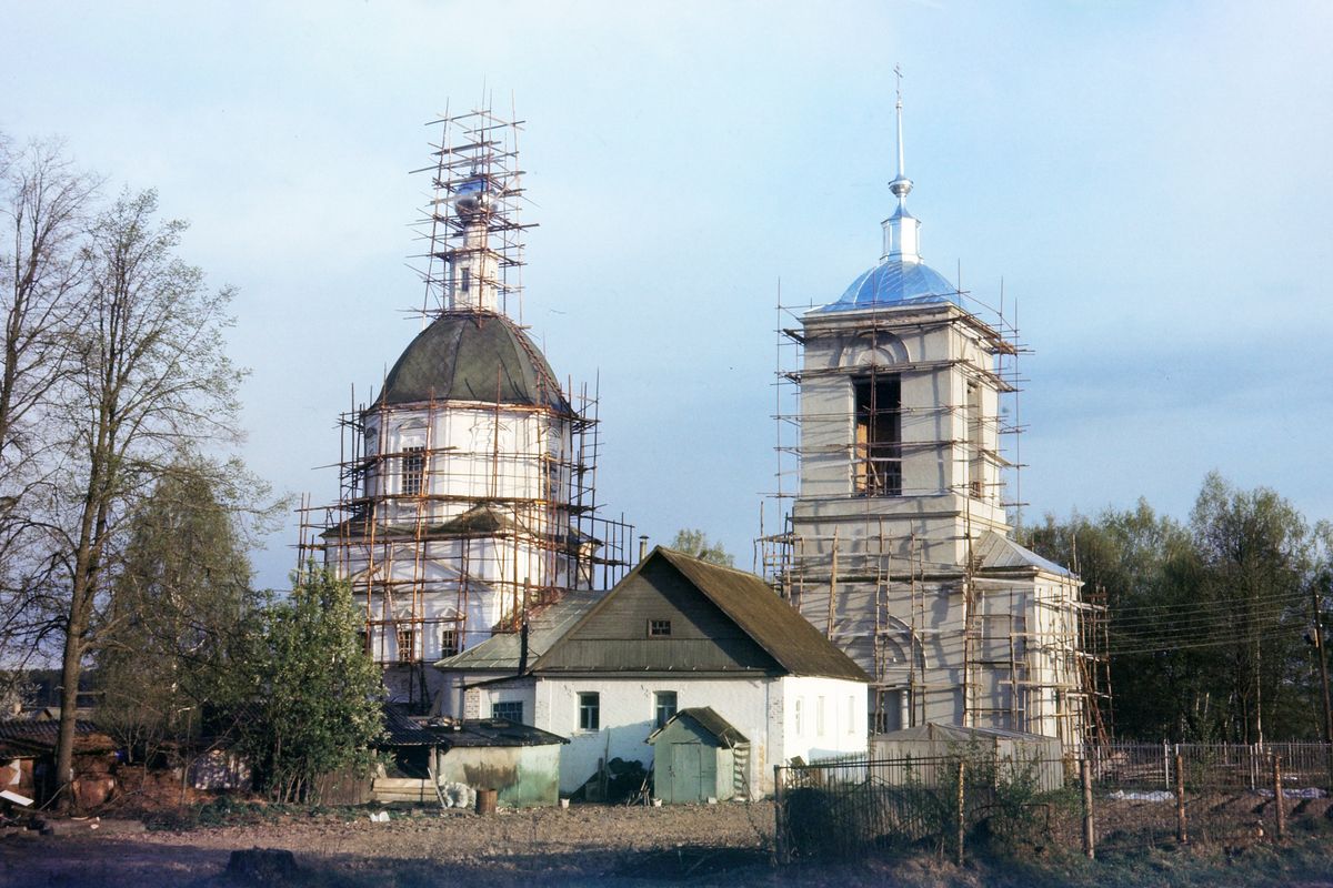 Церковь Преображения Господня, Спас-Прогнанье (Жуковский район, Калужская область). документальные фотографии