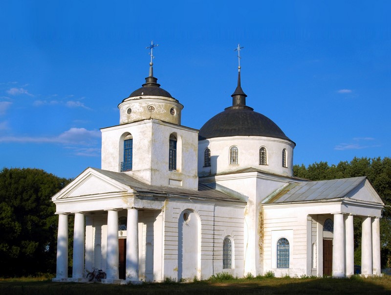 Церковь Иосифа Обручника, Мечебилово (Изюмский район, Украина, Харьковская область). общий вид в ландшафте