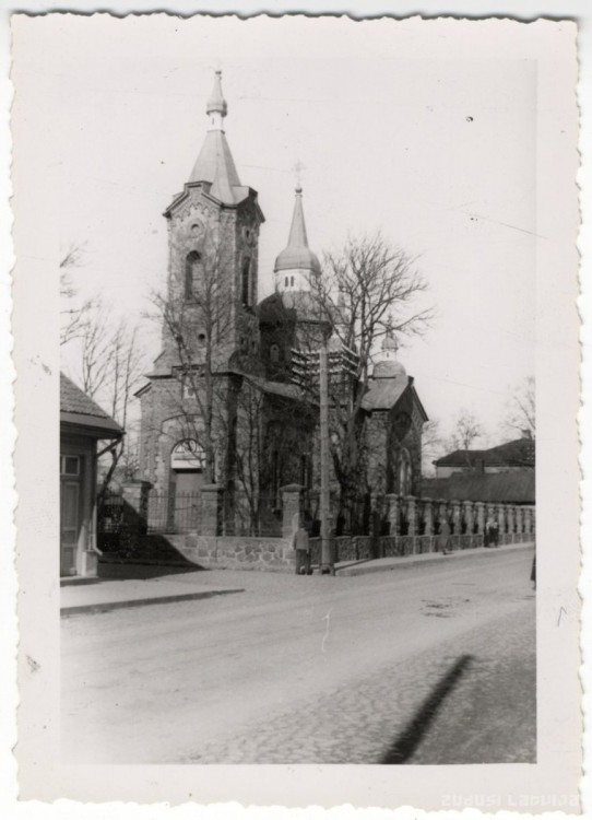 Церковь Сергия Радонежского, Валмиера (Валмиерский край, Латвия). архивная фотография, Фото с сайта http://www.zudusilatvija.lv/objects/object/16225/