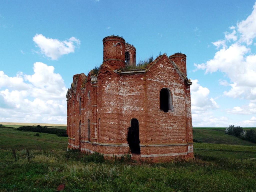 Церковь Владимирской иконы Божией Матери, Репьевка, урочище (Бавлинский район, Республика Татарстан). фасады