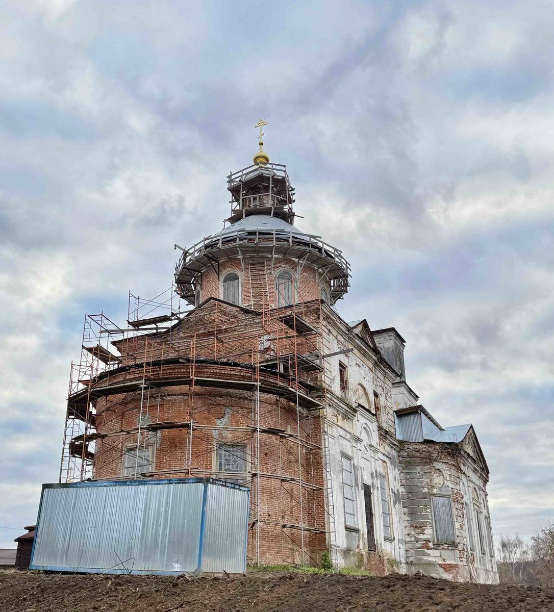 Церковь Вознесения Господня, Большое Терюшево (Дальнеконстантиновский район, Нижегородская область). документальные фотографии