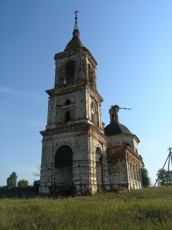 Вазьян. Церковь Николая Чудотворца. фасады, Вид с западной стороны. 