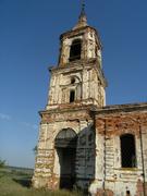 Церковь Николая Чудотворца, Вид с южной стороны: колокольня<br>, Вазьян, Вадский район, Нижегородская область