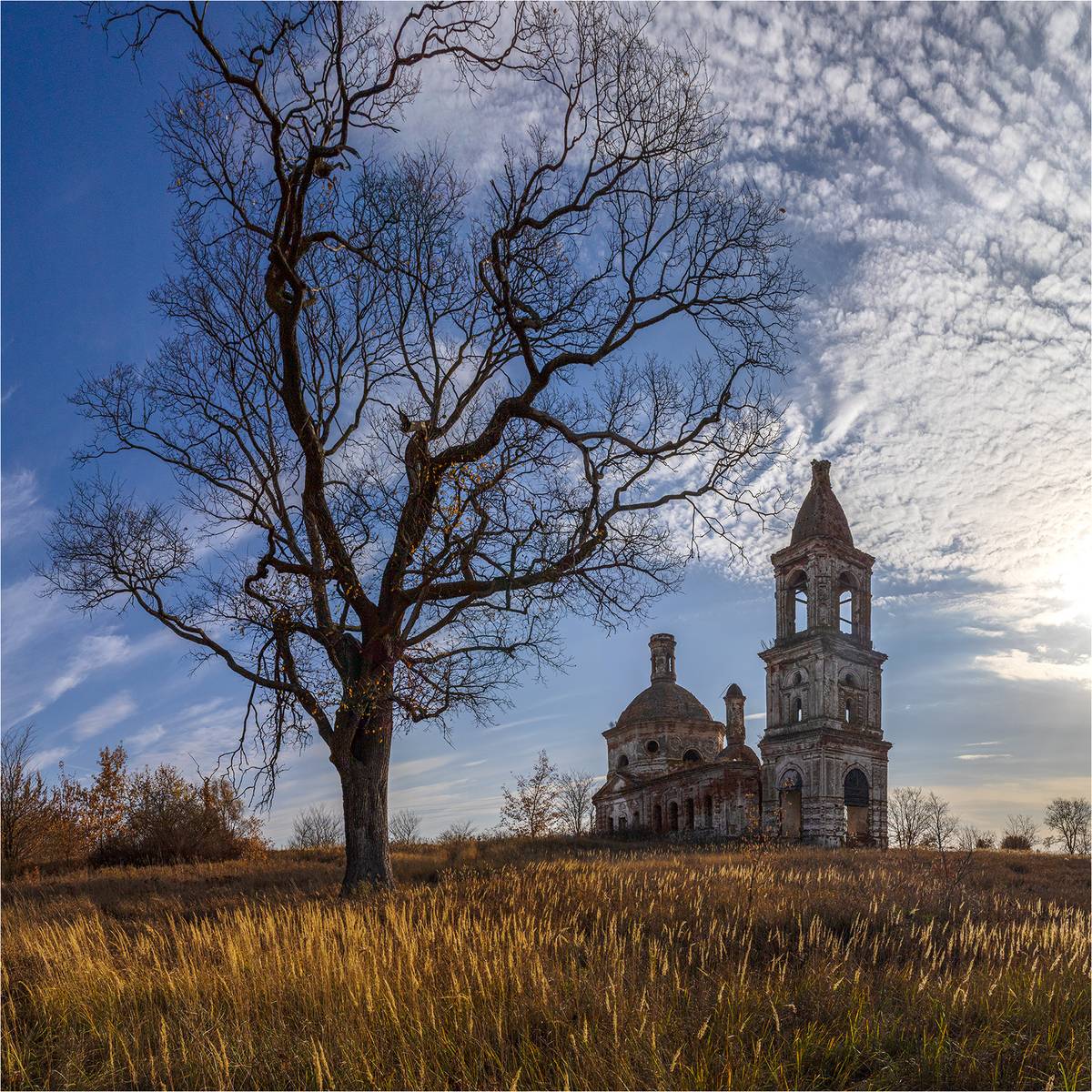 художественные фотографии. Церковь Николая Чудотворца, Вазьян (Вадский район, Нижегородская область)