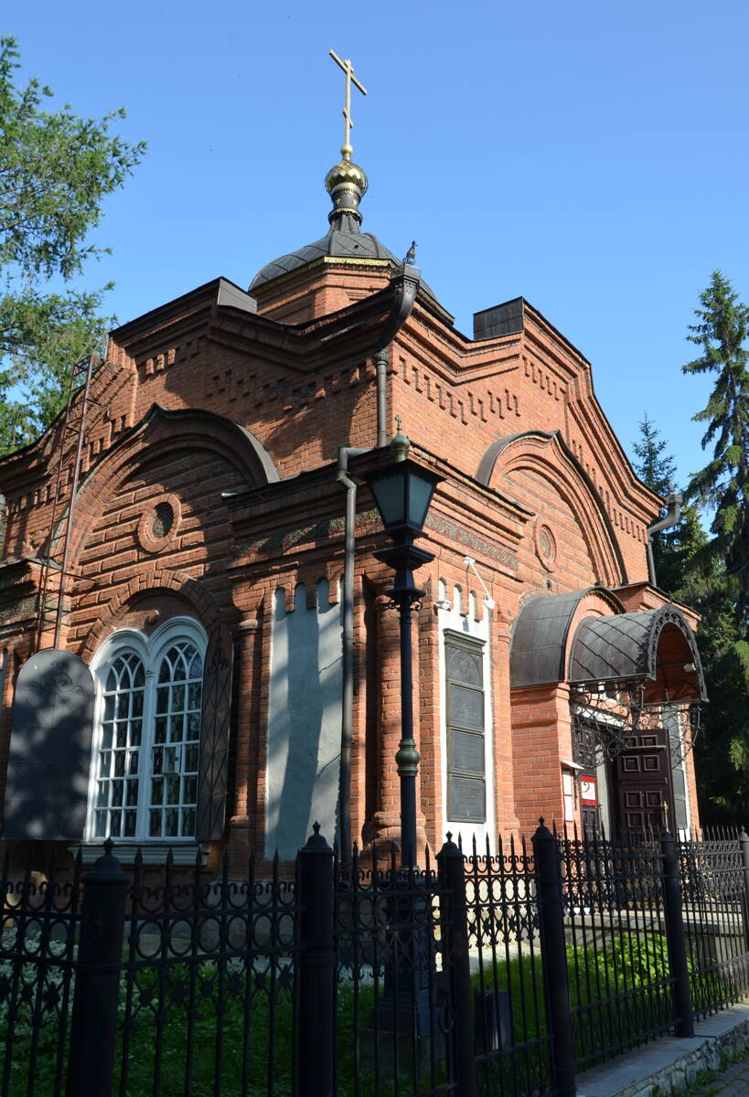 Часовня Александра Невского в Дендрологическом парке, Екатеринбург (Екатеринбург (МО город Екатеринбург), Свердловская область). фасады
