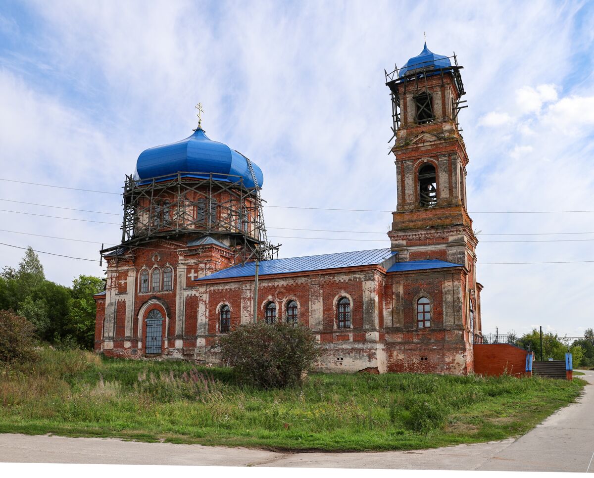 Церковь Казанской иконы Божией Матери, Вельдеманово (Перевозский район, Нижегородская область). фасады