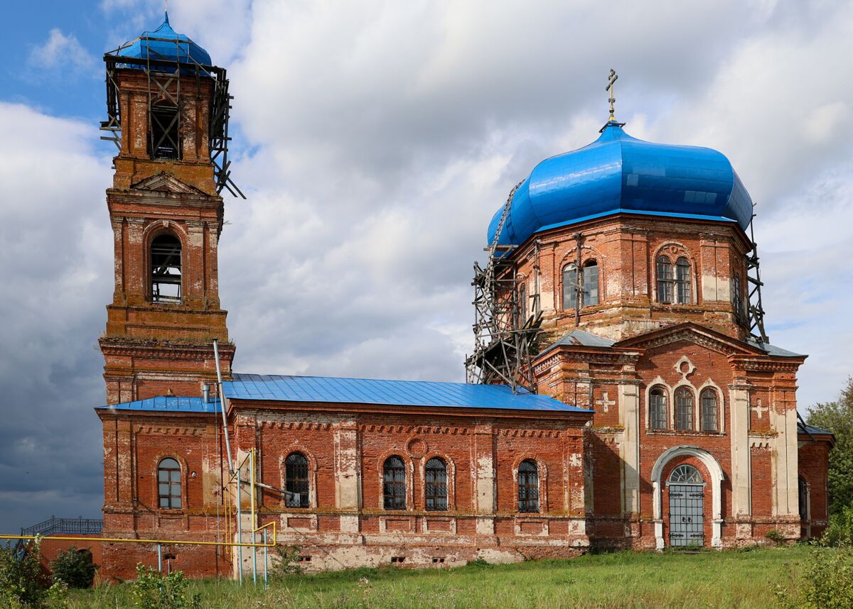 Церковь Казанской иконы Божией Матери, Вельдеманово (Перевозский район, Нижегородская область). фасады