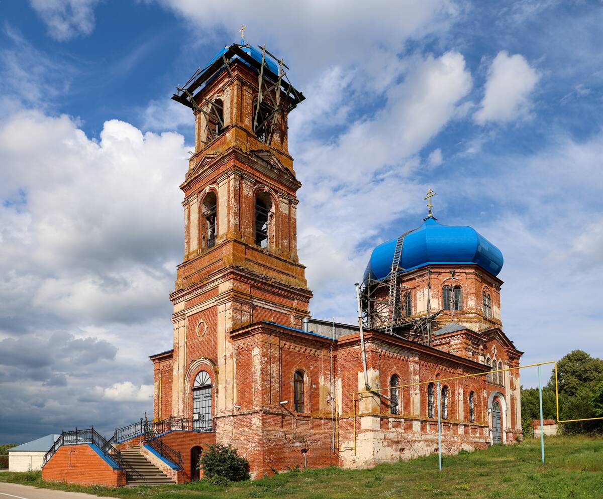 Церковь Казанской иконы Божией Матери, Вельдеманово (Перевозский район, Нижегородская область). фасады