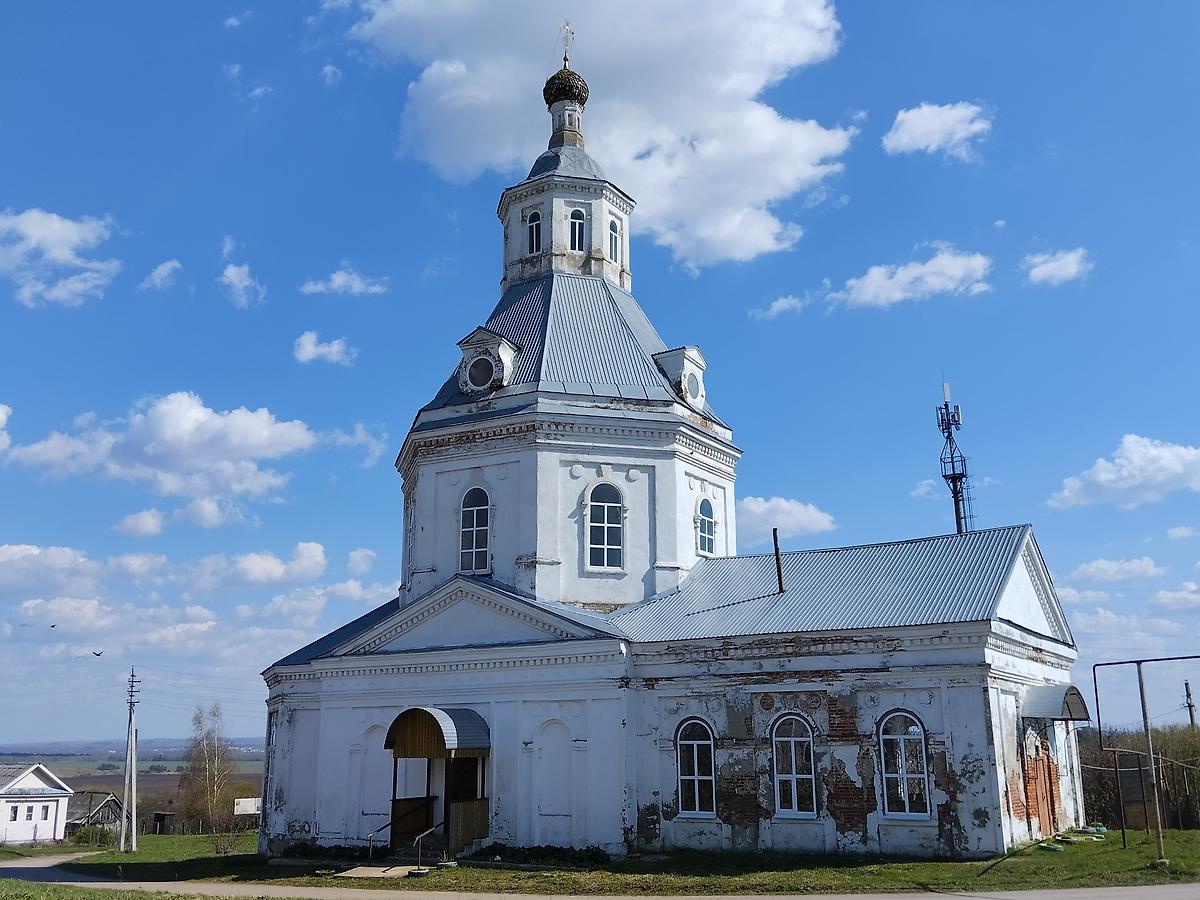 фасады. Церковь Успения Пресвятой Богородицы, Ягодное (Перевозский район, Нижегородская область)