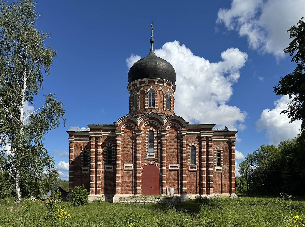 Вид с юга, фасады. Церковь Диомида, Перво (Касимовский район и г. Касимов, Рязанская область)