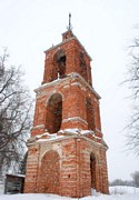 Колокольня церкви Спаса Преображения, Колокольня Спасской церкви.<br>, Богданино, Ферзиковский район, Калужская область