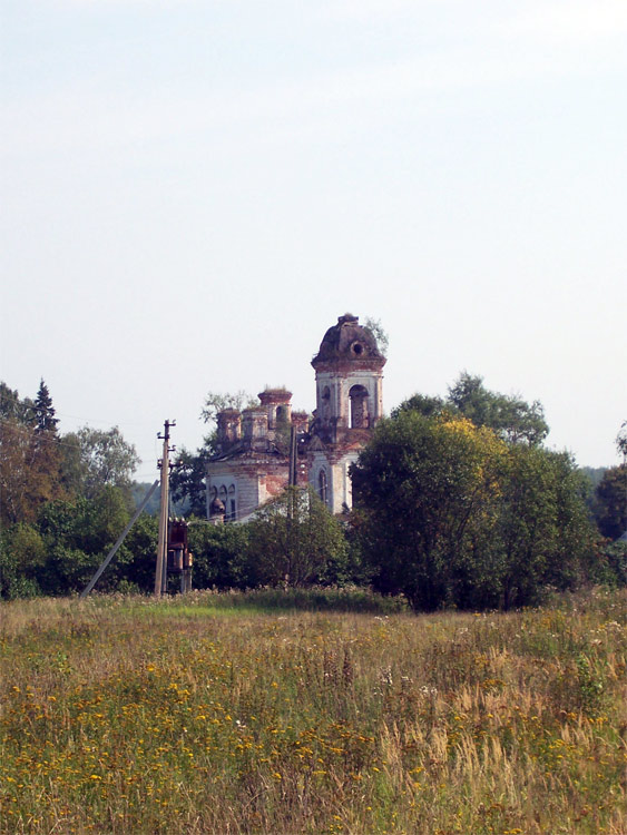 Церковь Михаила Архангела, Игнатовское (Фурмановский район, Ивановская область). общий вид в ландшафте