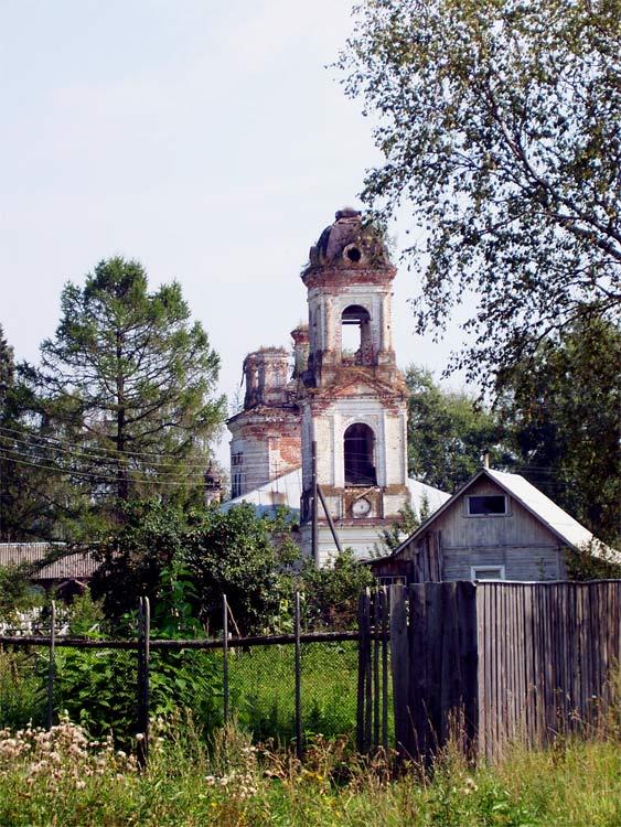 Церковь Михаила Архангела, Игнатовское (Фурмановский район, Ивановская область). общий вид в ландшафте