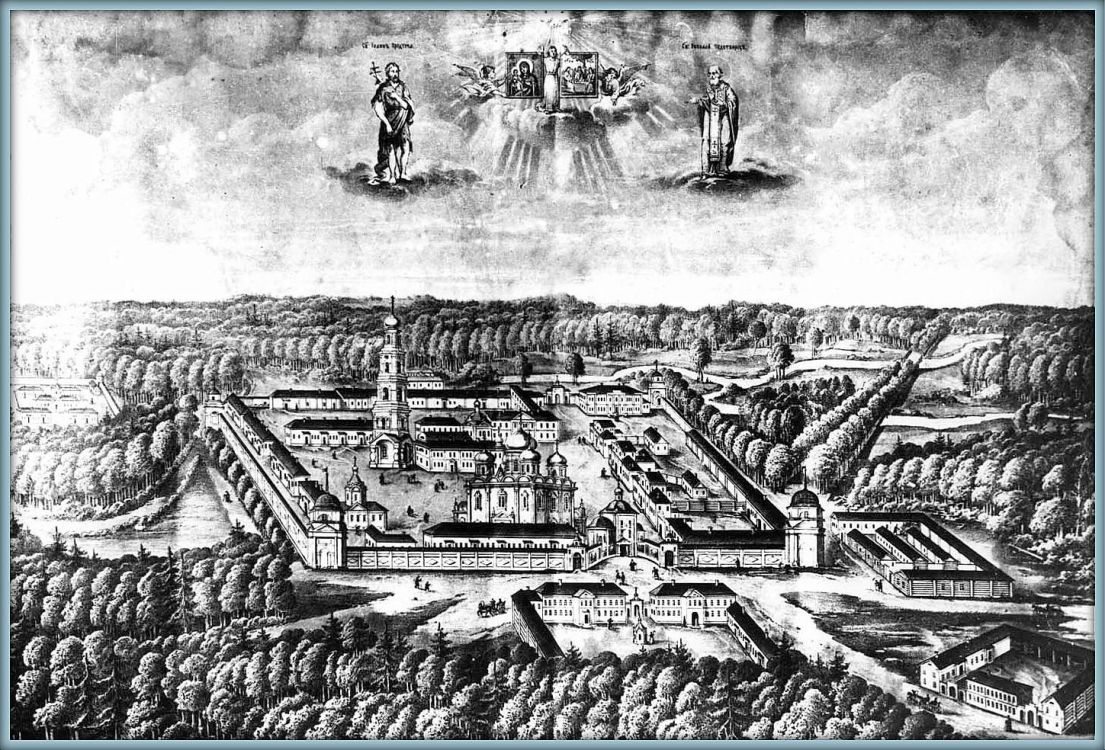 Иоанно-Предтеченская Бело-Бережская мужская пустынь, Белобережский Санаторий (Брянский район, Брянская область). графика