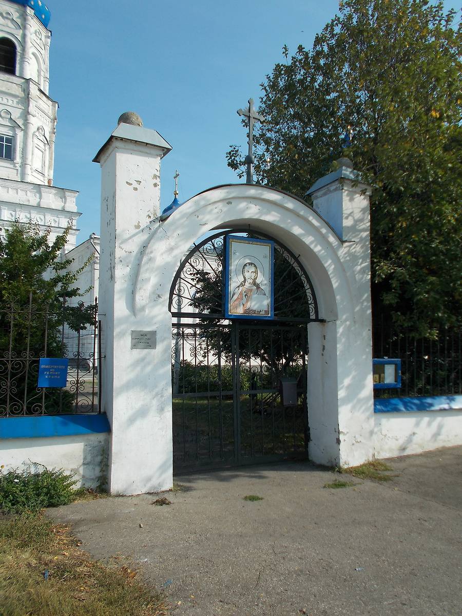 Калитка ограды., дополнительная информация. Церковь Боголюбской иконы Божией Матери, Зимарово (Александро-Невский район, Рязанская область)