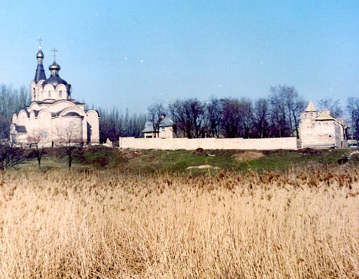 Константиновка. Церковь Иова Почаевского. общий вид в ландшафте