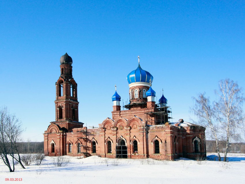 Церковь Благовещения Пресвятой Богородицы, Клин-Бельдин (Зарайский городской округ, Московская область). фасады