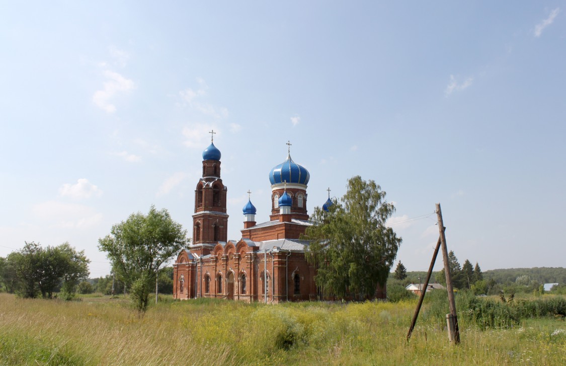 Церковь Благовещения Пресвятой Богородицы, Клин-Бельдин (Зарайский городской округ, Московская область). фасады, Вид с юго-востока
