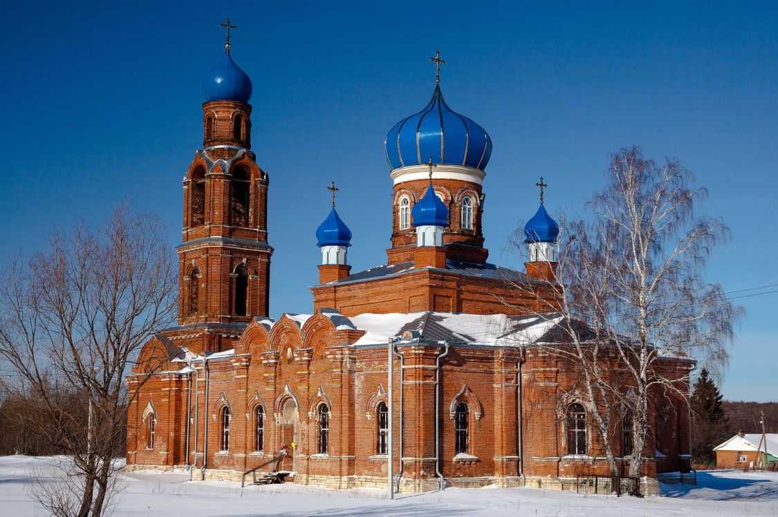 Церковь Благовещения Пресвятой Богородицы, Клин-Бельдин (Зарайский городской округ, Московская область). фасады