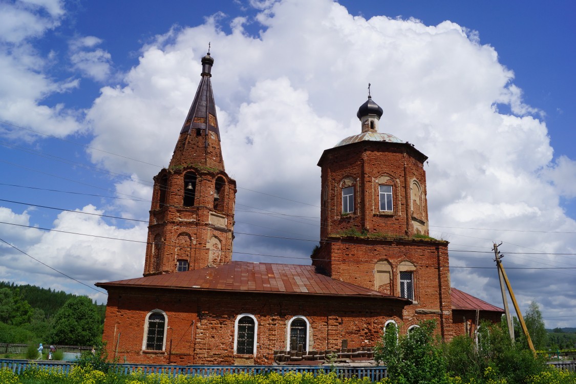 Церковь Троицы Живоначальной, Верхнетроицкое (Туймазинский район, Республика Башкортостан). фасады