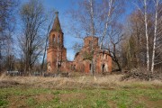 Церковь Троицы Живоначальной, Общий вид с юго-запада<br>, Гребенкино, Медынский район, Калужская область