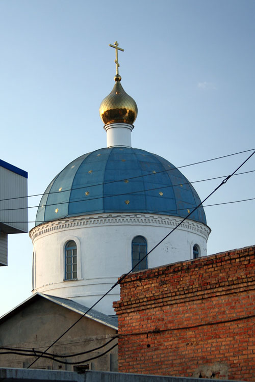 Аксай. Церковь Успения Пресвятой Богородицы. архитектурные детали, Восстановленный купол